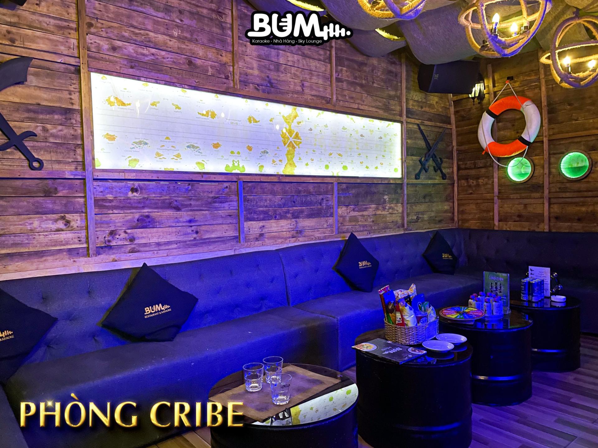Phòng karaoke Caribe mang hương vị biển cả